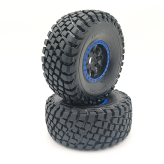 FTX DR8 WHEEL/TYRE PAIR (BLUE)