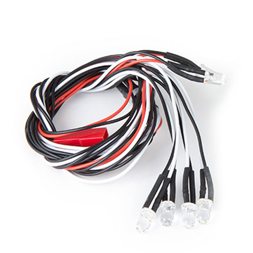 GMADE KOMODO LED LIGHT KIT 5mm WHITE (4) & 5mm RED (2)