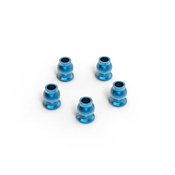 GMADE ALUMINIUM SHOCK END BALL 5.8 x 7.3mm BLUE (5)