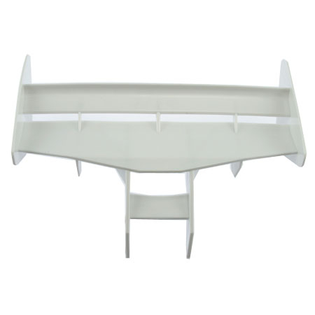 HoBao Hyper 9 1-Piece Rear Wing & Mount (Kit) (White)
