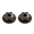 HOBAO MT DOUBLE LOCK DUSTPROOF WHEEL NUT/BUTTON SCREW (2) BLACK