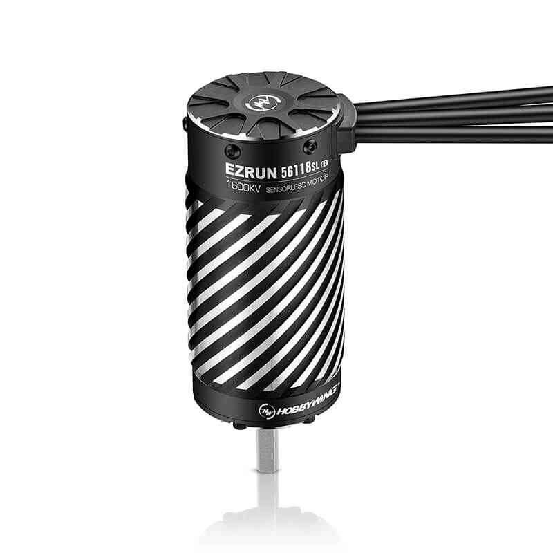 HOBBYWING EZRUN 1/5TH 56118SL 1600KV G2 MOTOR (BLACK)