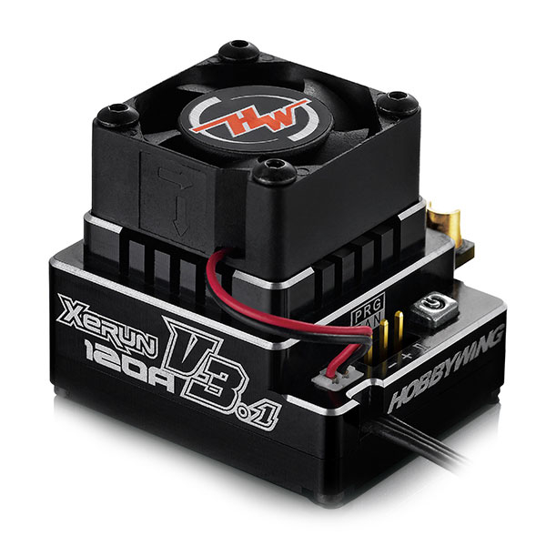 XERUN-120A Brushless ESC For RC Cars - Competition Level Controller For 1:8 1:10 1:12 Models | CNC Aluminum Turbo Timing