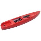 JOYSWAY DF65V6 RED HULL (INCL. SERVO TRAY,DECK EYES,FINBOX,BUMP)