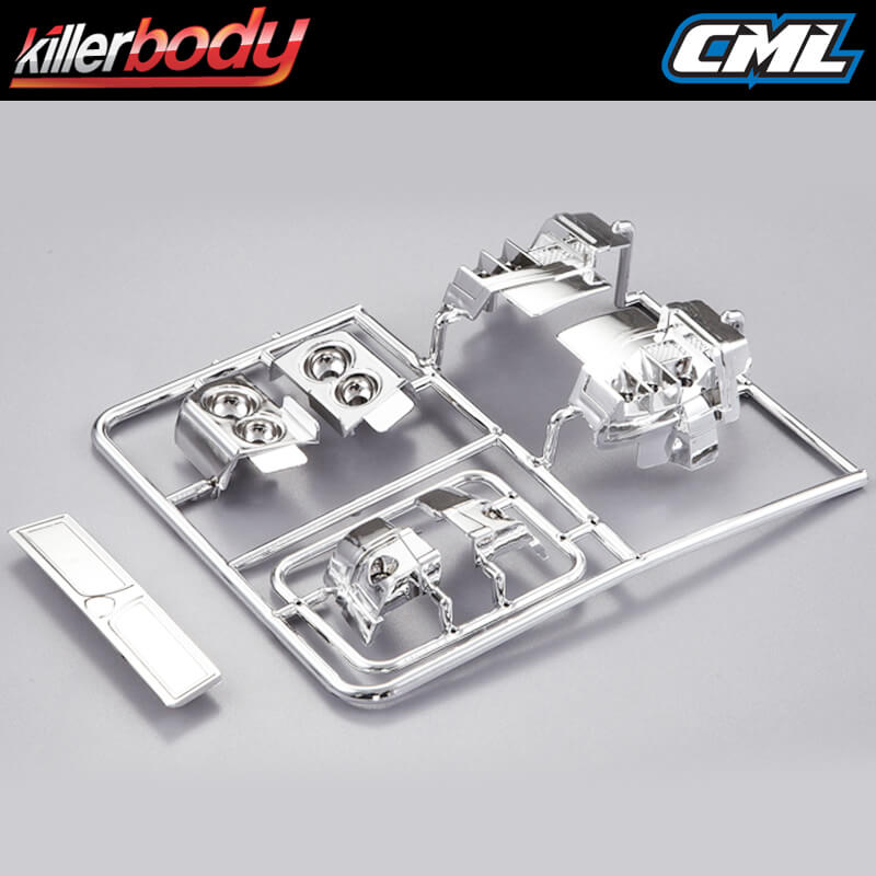 KILLERBODY CHROMED PLASTIC PARTS SET (LANCIA DELTA HF INTEGRALE)