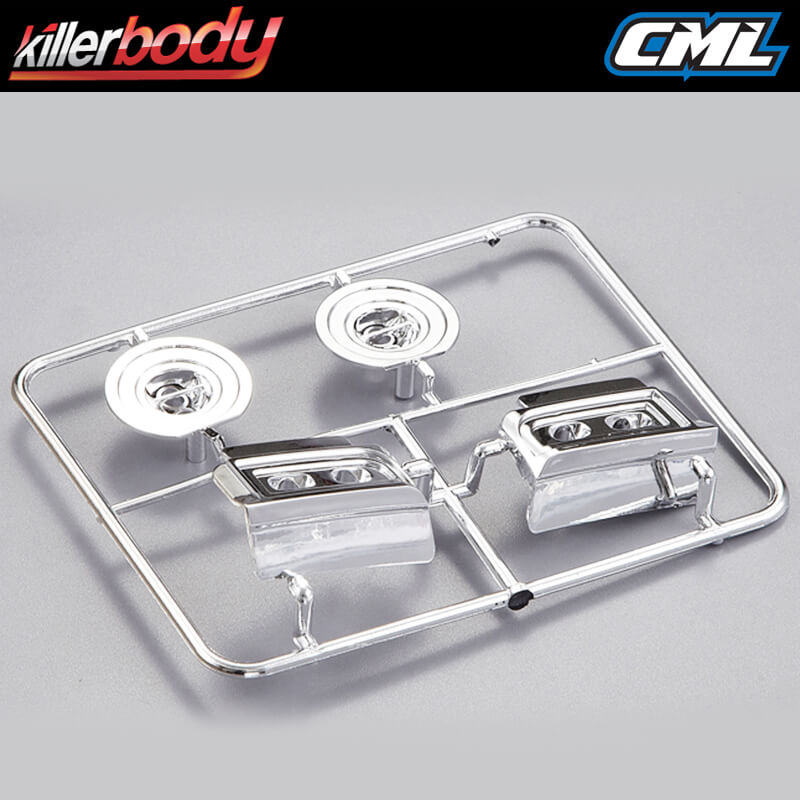 KILLERBODY CHROMED PLASTIC PAR TS SET LANCIA STRATOS (1977 GI