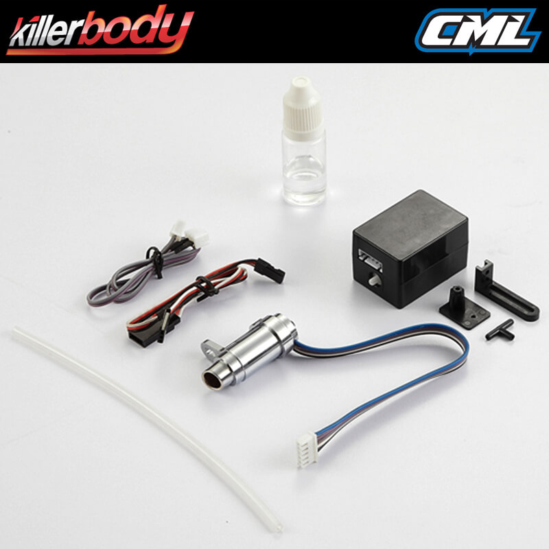 KILLERBODY SMOKY EXHAUST PIPE W/LED UNIT SET FOR 1/10 RC CAR