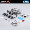 KILLERBODY 1/10 ALLOY BUMPER W/LEDS UPGRADE SETS SILVER-GREY