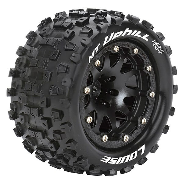 LOUISE RC MT-UPHILL 1/10 SOFT HEX 14MM BLACK ARRMA GRANITE BLACK
