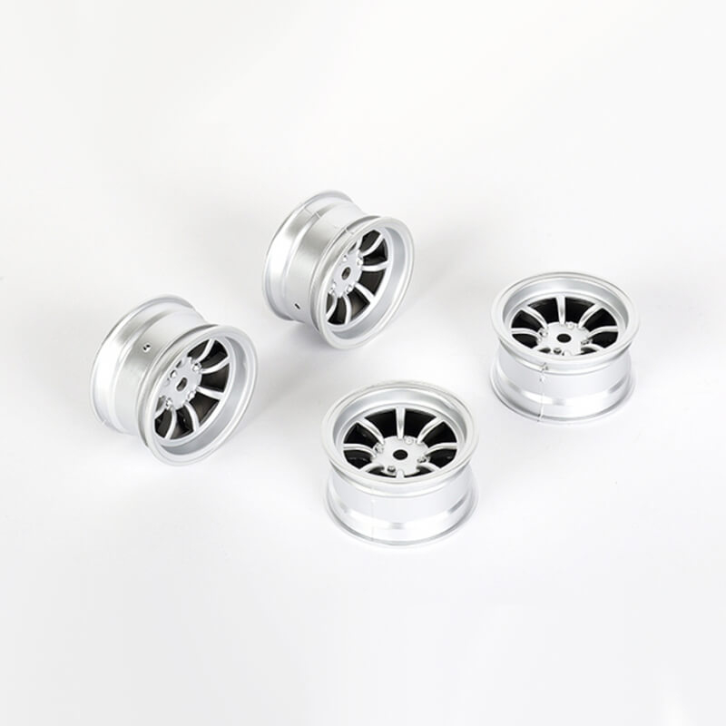 LOUISE RC 8 SPOKE WHEEL +4MM (SILVER)