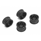 LOUISE RC 8 SPOKE WHEEL +4MM (BLACK)