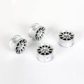 LOUISE RC 10 SPOKE WHEEL +4MM (SILVER)