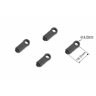 LOUISE RC RALLY REAR SHOCK BALL END(19.5MM)4PCS