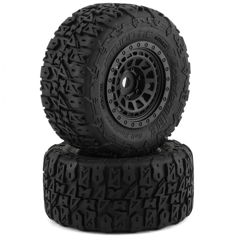 METHOD TERRAFORM BELTED 1/8 MT TYRES ON ARRAY RIMS