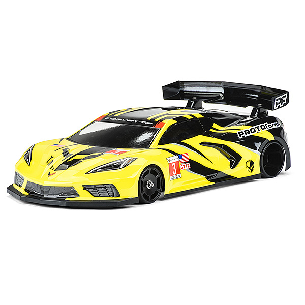 PROTOFORM CHEVROLET CORVETTE C8 CLEAR BODY FOR GT12