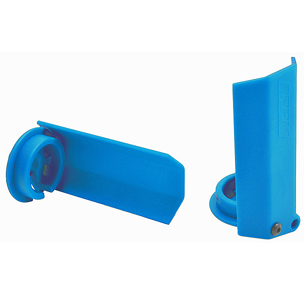 RPM TRAXXAS X-MAXX SHOCK SHAFT GUARDS - BLUE