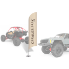 CRAWLER PARK 1/10TH SCALE BEACH FLAGS (2PCS)