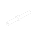 UDI RC UCX24 TRANSMISSION GEAR SHAFT SHORT 1PCS