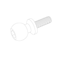 UDI RC UCX24 4*9.3 HOLLOW BALL SCREW(8PCS)