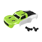 UDI RC SIERRA PC BODYSHELL WITH MOUNTS, (FLUORO GREEN)