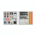 UDI RC SIERRA DECAL(RED)