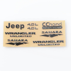 RC4WD METAL EMBLEMS FOR AXIAL SCX10 JEEP WRANGLER