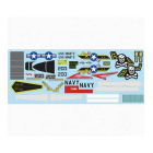 XFLY TWIN 40MM F-14 DECAL SHEET