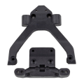 TEAM ASSOCIATED RC10B6.4/T6.4 FR TOP PLATE & MOUNT ANGLED CARBON