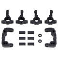 TEAM ASSOCIATED RC10B6.4 -1MM SCRUB CASTER AND STEERING BLOCKS, CARBON
