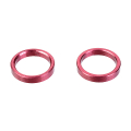 CORALLY ALUM. SPACER RING INNER DIA 6.35MM WIDTH 1.5MM 2 PCS