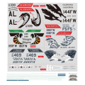 FMS F-16C FIGHTING FALCON 70MM DECAL SHEET
