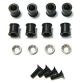 HoBao Hyper 9 Rubber Bushes & Alum. Washers For 1-Piece Caps