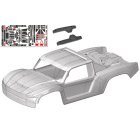 CORALLY POLYCARBONATE BODY SHIROI CLEAR CUT + DECALS 1 PC CORALLY POLYCARBONATE BODY SHIROI CLEAR CUT + DECALS 1 PC