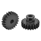 CORALLY M1.0 PINION SHORT HARDENED STEEL 21 TEETH 5MM SHAFT CORALLY M1.0 PINION SHORT HARDENED STEEL 21 TEETH 5MM SHAFT