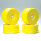 CENTRO 1/8 DISHED BUGGY WHEELS SET OF 4 - YELLOW CENTRO 1/8 DISHED BUGGY WHEELS SET OF 4 - YELLOW