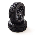 CARISMA 24mm MULTI SPOKE WHEEL MOUNTED SLICK TYRES (PR) CARISMA 24mm MULTI SPOKE WHEEL MOUNTED SLICK TYRES (PR)