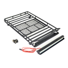 FASTRAX ROOFTOP LUGGAGE RACK W/LED LIGHT BAR (230X143X25MM)