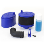Fastrax Waterproof Air Filter 1/8th w/Air Filter Oil - Blue