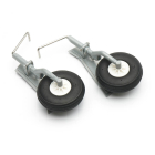 MO-FLY A84/P-51D LANDING GEAR GROUP - SILVER MO-FLY A84/P-51D LANDING GEAR GROUP - SILVER