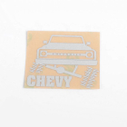 RC4WD CHROME CHEVY DECALS