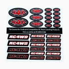 RC4WD SMALL DECAL SHEET