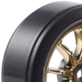Fastrax 1/10th Street Wheel/ Drift Tyres 10-Spoke Gold