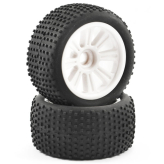 FTX COMET TRUGGY FRONT MOUNTED TYRE & WHEEL WHITE
