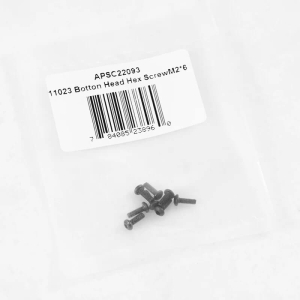 FMS BOTTON HEAD HEX SCREW M2*6