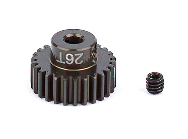 ASSOCIATED FACTORY TEAM ALUM. PINION GEAR 26T 48DP 1/8