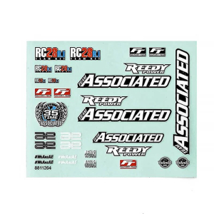 TEAM ASSOCIATED RC28R.1 DECAL SHEET