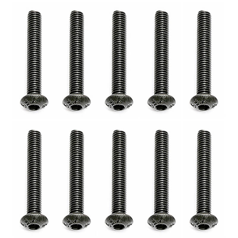 Team Associated M3 X 20 Button Head Hex Screws (10)