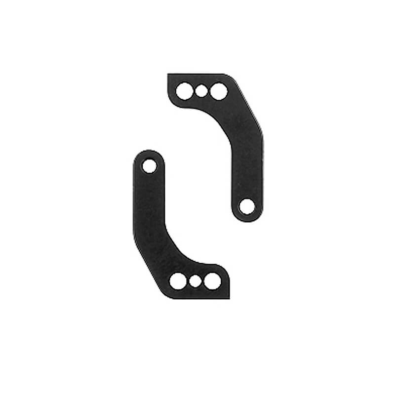 TEAM ASSOCIATED TC8 FT STEERING BLOCK ARM SET FRONT +1MM