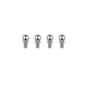 TEAM ASSOCIATED HD BALLSTUDS, SHORT 4MM