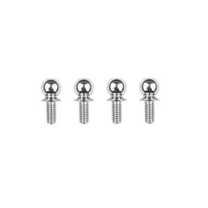 TEAM ASSOCIATED HD BALLSTUDS, SHORT 6MM
